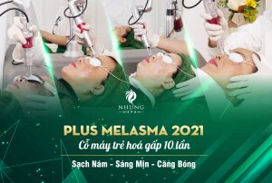 PLUS MELASMA 2021 CỖ MÁY SẠCH NÁM SÁNG DA TRẺ HÓA NHANH 10 LẦN