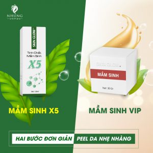 CHĂM SÓC DA SÁNG KHÔNG TÌ VẾT – NGĂN NGỪA NÁM SẠM NHỜ COMBO MẦM SINH