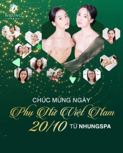 TGĐ NHUNG NGUYỄN THAY MẶT HỆ THỐNG NHUNGSPA CHÚC CÁC CHỊ EM CÓ 1 NGÀY 20/10 VUI VẺ HẠNH PHÚC